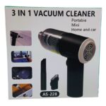 3 In 1 Portable Vacuum Cleaner Duster Blower | Air Pump Wireless Hand-held Cleaning For Car Home - Image 2