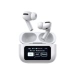 White A9 Pro ANC AirPods with Screen - Image 2