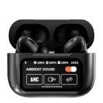 Black A9 Pro ANC AirPods with Screen | Bluetooth 5.4 - Image 4