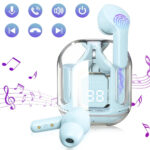 Air 31 Earbuds Wireless | Crystal Transparent Bluetooth 5.3 | LED Digital Display Airpods - Image 3