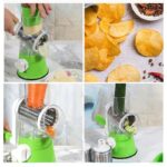 Multi-Functional Tabletop Drum Grater I Manual Vegetable Cutter Slicer & Grater | Chopper - Image 6