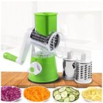 Multi-Functional Tabletop Drum Grater I Manual Vegetable Cutter Slicer & Grater | Chopper - Image 2