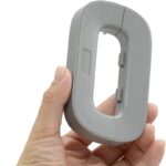 Child Safety Refrigerator Lock | Double Button | Baby Proof | White & Grey - Image 7