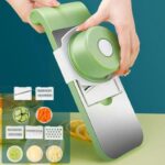 Multifunctional 5-Blade Vegetable Cutter & Grater | Random Colors - Image 8