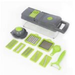 16-in-1 High-Quality Mandoline Slicer & Vegetable Chopper | Multifunctional Food Cutter, Grater & Shredder for Kitchen - Image 6