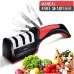 3-in-1 Knife Sharpener Set with Ceramic Peeler | 3-Stage Blade Sharpener & Non-Slip Handle - Image 2