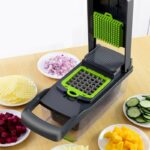 16-in-1 High-Quality Mandoline Slicer & Vegetable Chopper | Multifunctional Food Cutter, Grater & Shredder for Kitchen - Image 7