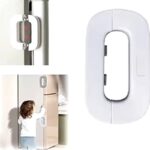 Child Safety Refrigerator Lock | Double Button | Baby Proof | White & Grey - Image 8