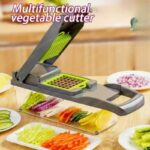 16-in-1 High-Quality Mandoline Slicer & Vegetable Chopper | Multifunctional Food Cutter, Grater & Shredder for Kitchen - Image 8
