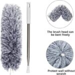 Extendable Microfiber Duster with Long Telescopic Handle | Long Reach, Bendable Head, Washable Fan & Ceiling Cleaner - Image 6