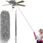 Extendable Microfiber Duster with Long Telescopic Handle | Long Reach, Bendable Head, Washable Fan & Ceiling Cleaner - Image 7