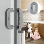 Child Safety Refrigerator Lock | Double Button | Baby Proof | White & Grey - Image 5