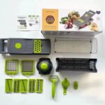16-in-1 High-Quality Mandoline Slicer & Vegetable Chopper | Multifunctional Food Cutter, Grater & Shredder for Kitchen - Image 4