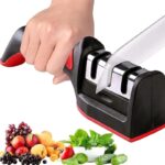 3-in-1 Knife Sharpener Set with Ceramic Peeler | 3-Stage Blade Sharpener & Non-Slip Handle - Image 9